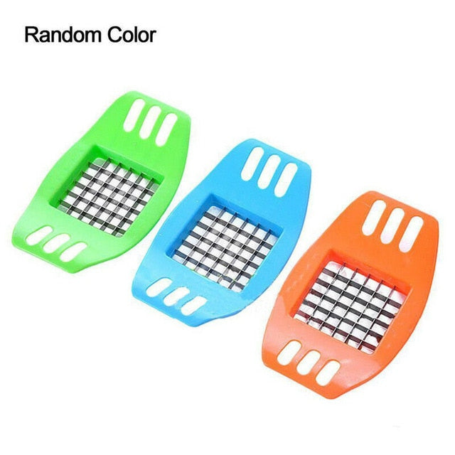 Cortador de patata de acero inoxidable ABS Cortador Picadora Trituradoras de cocina Herramientas de cocina Gadgets